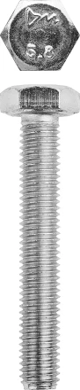 Болт ЗУБР "МАСТЕР" с шестигранной головкой, ГОСТ 7798-70, класс прочности 5.8, оцинкованный, M10x70мм, 5кг 303080-10-070 купить в Надыме