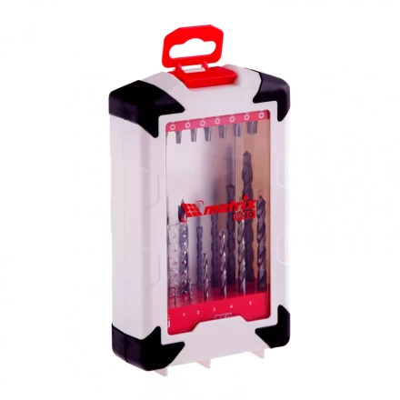 Набор сверл комбинированный сверла по металлу 1-6 мм бетону 4-8 мм дереву 3-6 мм биты 16 шт адаптер 32 предмета Pro Matrix 725632 купить в Надыме