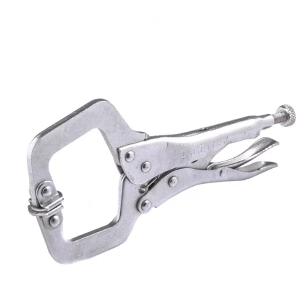 Зажим ручной увеличенный захват подвижные губки 170 мм Сибртех 18425 купить в Надыме