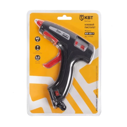 Пистолет клеевой КВТ КП-40-7 40 Вт,  стержня 7 мм (87965) купить в Надыме