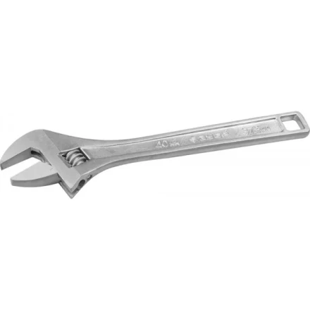 Ключ разводной ЗУБР, Ni-Cr, длина 375мм, зев 40мм 27253-37 купить в Надыме