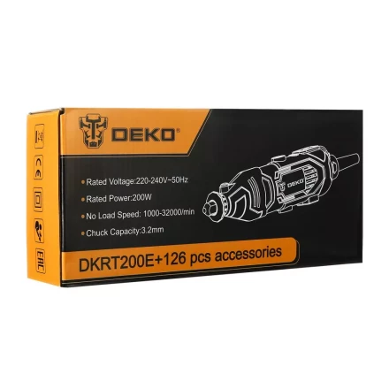 Гравер электрический DEKO DKRT200E DEKO 126 tools, 063-1415 купить в Надыме