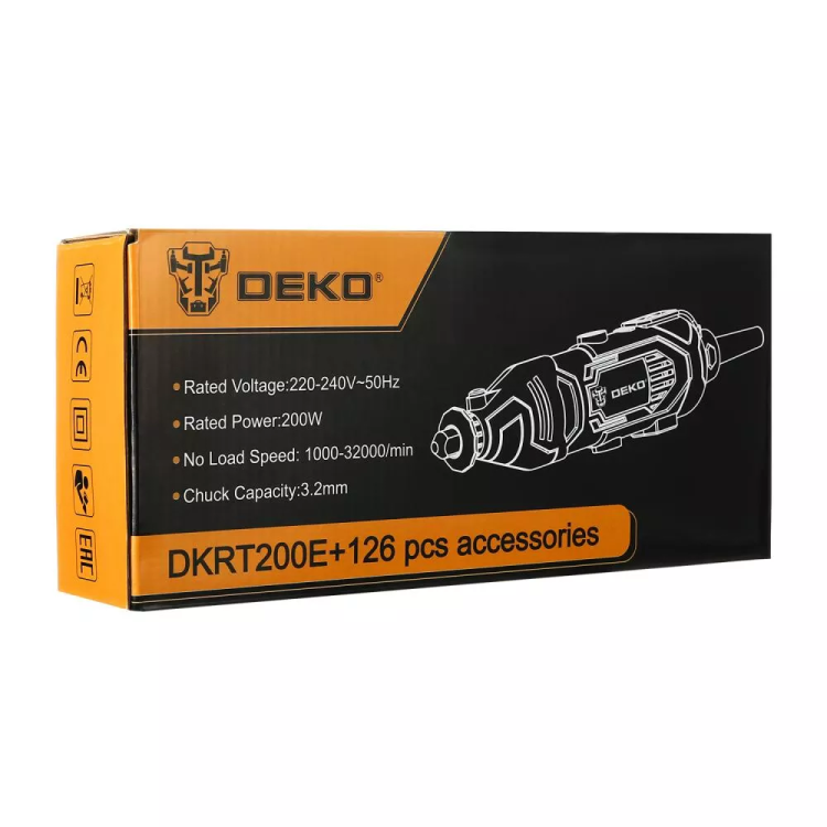 Гравер электрический DEKO DKRT200E DEKO 126 tools, 063-1415 купить в Надыме