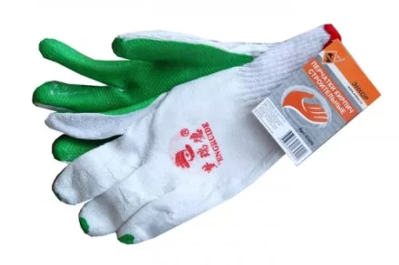 Перчатки строительные Кирпич Энкор 1/10 63206 купить в Надыме