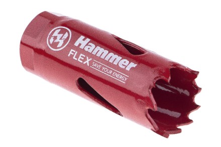 Коронка биметаллическая HAMMER Ф20х38мм 1/2&quot; BiMETALL (224-002) купить в Надыме