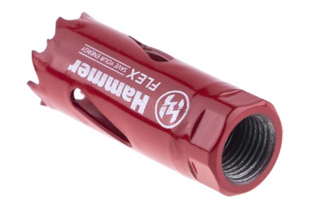 Коронка биметаллическая HAMMER Ф20х38мм 1/2&quot; BiMETALL (224-002) купить в Надыме