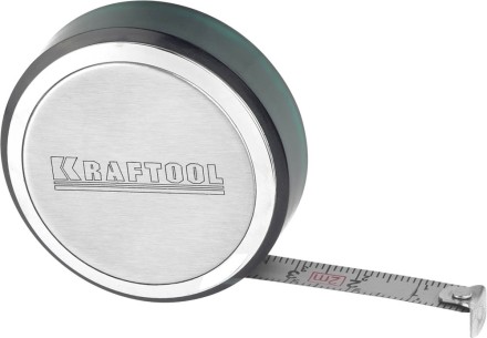 Рулетка KRAFTOOL, SuperKompakt, корпус из нержавеющей стали, 2мх8мм 34147-02 купить в Надыме