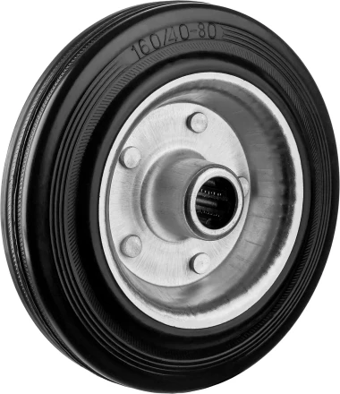 ЗУБР d 160 мм, г/п 145 кг, игольчатый подшипник, резина/металл, колесо, Профессионал (30936-160) купить в Надыме