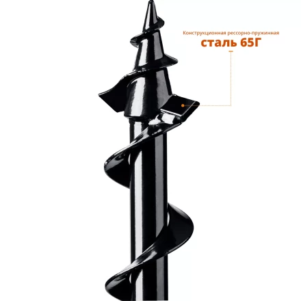 ЗУБР d 60 мм, грунт, шнек для мотобуров (7051-6) купить в Надыме