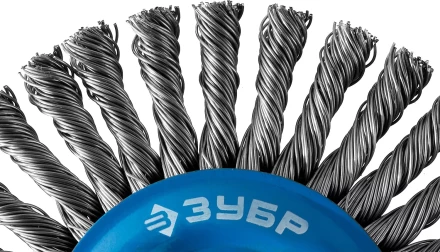 ЗУБР "ПРОФЕССИОНАЛ". Щетка дисковая для УШМ, плетеные пучки стальной проволоки 0,5мм, 115ммхМ14 35192-115_z02 купить в Надыме