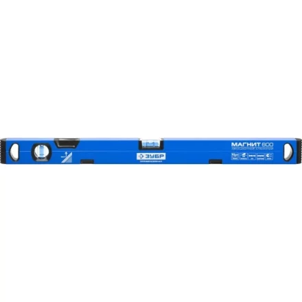 Уровень ЗУБР "ПРОФЕССИОНАЛ" "МАГНИТ" с перископом, фрезерован поверхность, 2 цельные противоудар ампулы, магнитный, 600мм 34589-060 купить в Надыме