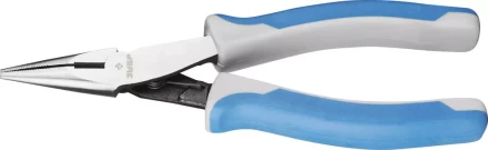 Тонкогубцы ЗУБР "ПРОФЕССИОНАЛ", хромоникелевая сталь, двухкомпонентная рукоятка, 115мм 22173-3-11 купить в Надыме