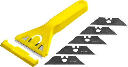 Набор STAYER &quot;STANDARD&quot;: Скребок пластмассовый с 5 лезвиями, 50мм 0851-H6_z01 купить в Надыме
