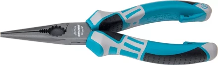 Длинногубцы прямые 170 мм  трехкомпонентные рукоятки GROSS 17170 купить в Надыме