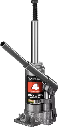 Домкрат гидравлический бутылочный, 4т, 180-355 мм, MIRAX 43260-4 43260-4 купить в Надыме