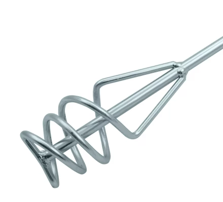 Миксер для песчано-гравийных смесей Denzel, 60 х 400 мм, оцинкованный, хвостовик SDS Plus 848257 купить в Надыме