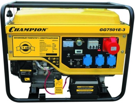 Генератор бензиновый CHAMPION GG7501E купить в Надыме