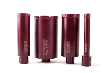 Сегментная алмазная коронка MESSER REDLINE по граниту диаметр 18 мм длина 100 мм купить в Надыме