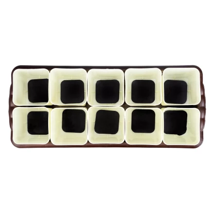 Набор для рассады Palisad 643451, поддон 444х185х82 мм, 10 горшочков по 460 мл. с выдвижным дном купить в Надыме