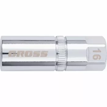 Головка торцевая свечная, магнитная,12-гранная, 16 мм, под квадрат 1/2" GROSS 13188 купить в Надыме