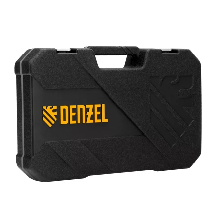 Набор инструментов Denzel 15814, 1/2", 1/4", CrV, S2, пластиковый кейс, 109 предметов купить в Надыме