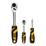 Набор инструментов Denzel 15814, 1/2", 1/4", CrV, S2, пластиковый кейс, 109 предметов купить в Надыме