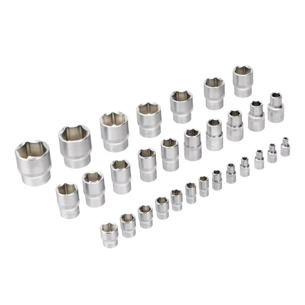 Набор инструментов Denzel 15814, 1/2", 1/4", CrV, S2, пластиковый кейс, 109 предметов купить в Надыме