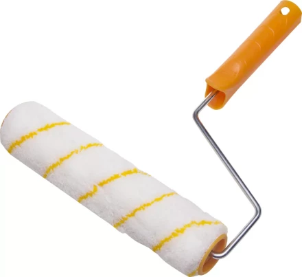 Валик GIRPAINT ПОЛИАКРИЛ малярный в сборе, ворс 12мм, бюгель 6мм, 40х240мм, STAYER Master 0315-24 купить в Надыме