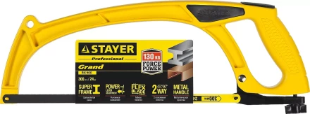 Ножовка по металлу STAYER RX900-GRAND, цельнолитая с профилем двутавр, 300 мм 15812 купить в Надыме