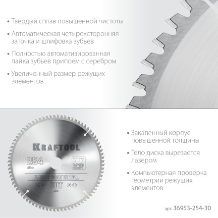 Диск пильный Multi Material, повышенный ресурс 36953-254-30 купить в Надыме