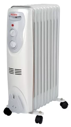 Маслянный радиатор обогреватель электрический Ресанта ОМ-9Н купить в Надыме