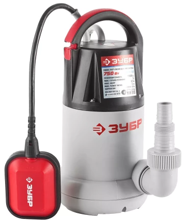 Насос ЗУБР погружной, дренажный, для чистой воды, напор 8,5 л, 250 л/мин, 750Вт ЗНПЧ-750 купить в Надыме
