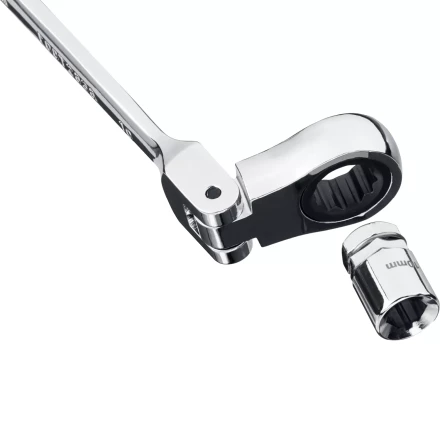 Наборы трещоточных комбинированных ключей шарнирных с адаптерами серия ПРОФЕССИОНАЛ купить в Надыме