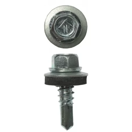 Саморезы ЗУБР "ПРОФЕССИОНАЛ" оцинков., для крепл. кров. матер. к металл. констр., 5.5x19мм, 2500шт 4-300310-55-019 купить в Надыме