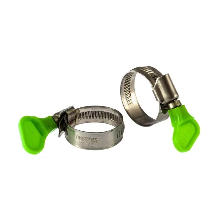 Хомуты металлические червячные 20-32 мм ширина 12 мм W4 с ключом 2 шт Сибртех 476513 купить в Надыме