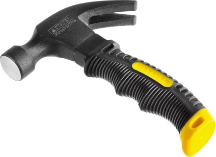 Молоток-гвоздодер "COMPACT" укороченный с фиберглассовой рукояткой, 225г, STAYER Professional 2026-225 купить в Надыме