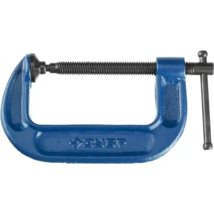 Струбцина  ЗУБР "ПРОФЕССИОНАЛ" тип "G", корпус - ковкий чугун, 100мм 32245-100_z01 купить в Надыме