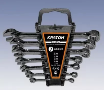 Набор ключей комбинированных Кратон CWS-08 7 пр. 2 27 03 008 купить в Надыме