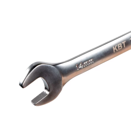 Набор гаечных комбинированных трещоточных ключей с шарниром КВТ НТКШ-8 (8–19 мм), 8 шт. (91951) купить в Надыме