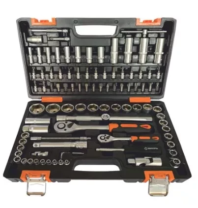 Набор инструментов Вихрь 1/2" 1/4"  CrV пластиковый кейс 94 предмета купить в Надыме