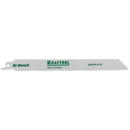 Полотно KRAFTOOL &quot;INDUSTRIE QUALITAT&quot;, S1122VF, для эл/ножовки, Bi-Metall, по металлу, дереву, шаг 1,8-2,5мм, 180мм 159705-U-18 купить в Надыме