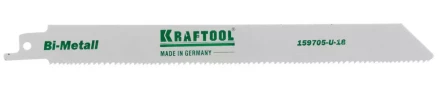 Полотно KRAFTOOL "INDUSTRIE QUALITAT", S1122VF, для эл/ножовки, Bi-Metall, по металлу, дереву, шаг 1,8-2,5мм, 180мм 159705-U-18 купить в Надыме