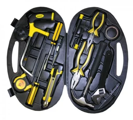 Набор инструмента 18 предметов пластиковый кейс 57051 купить в Надыме