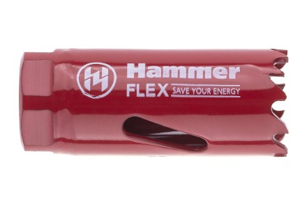 Коронка биметаллическая HAMMER Ф22х38мм 5/8&quot; BiMETALL (224-003) купить в Надыме