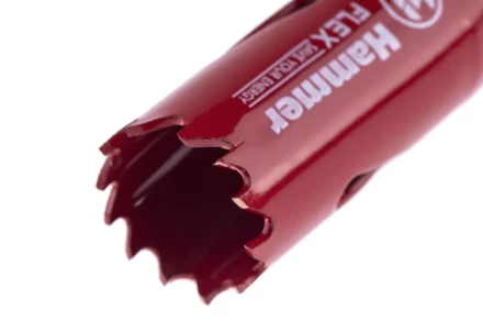 Коронка биметаллическая HAMMER Ф22х38мм 5/8" BiMETALL (224-003) купить в Надыме