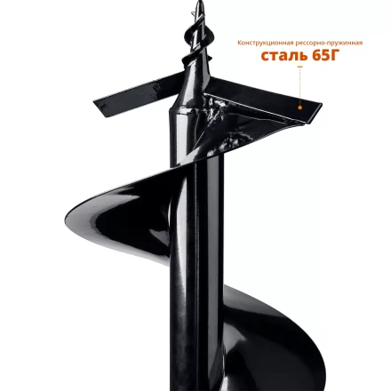 ЗУБР d 300 мм, грунт, шнек для мотобуров (7051-30) купить в Надыме