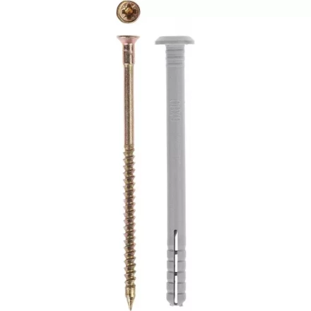 Дюбель-гвоздь ЗУБР "МАСТЕР" полипропиленовый, грибовидный бортик, 6 x 60 мм, 1200 шт 4-301350-06-060 купить в Надыме