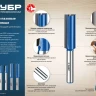 ЗУБР 18 x 60 мм, хвостовик 12 мм, фреза пазовая прямая с нижними подрезателями, Профессионал (28755-18-60) купить в Надыме