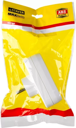 Разветвитель электрический MAXElectro, STAYER 55087-2, 2 гнезда, 10А/220В 55087-2 купить в Надыме