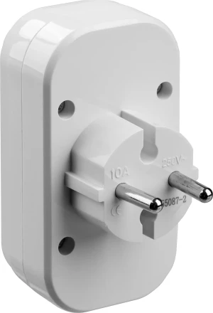 Разветвитель электрический MAXElectro, STAYER 55087-2, 2 гнезда, 10А/220В 55087-2 купить в Надыме